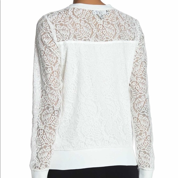 Laundry by Shelli Segal Lace Yolk Blouse - Picture 4 of 5